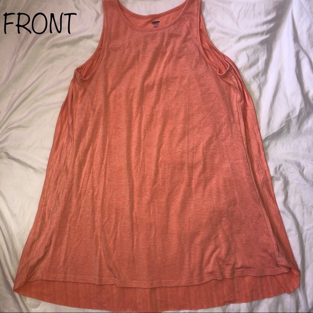Peach colored Old Navy long top